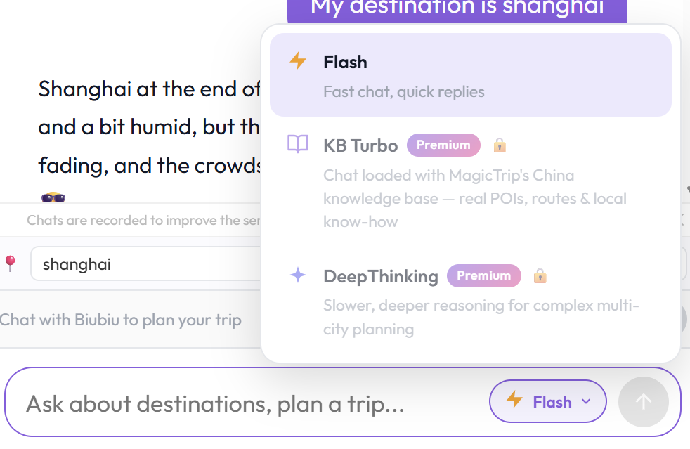 Flash Mode — the fast everyday mode